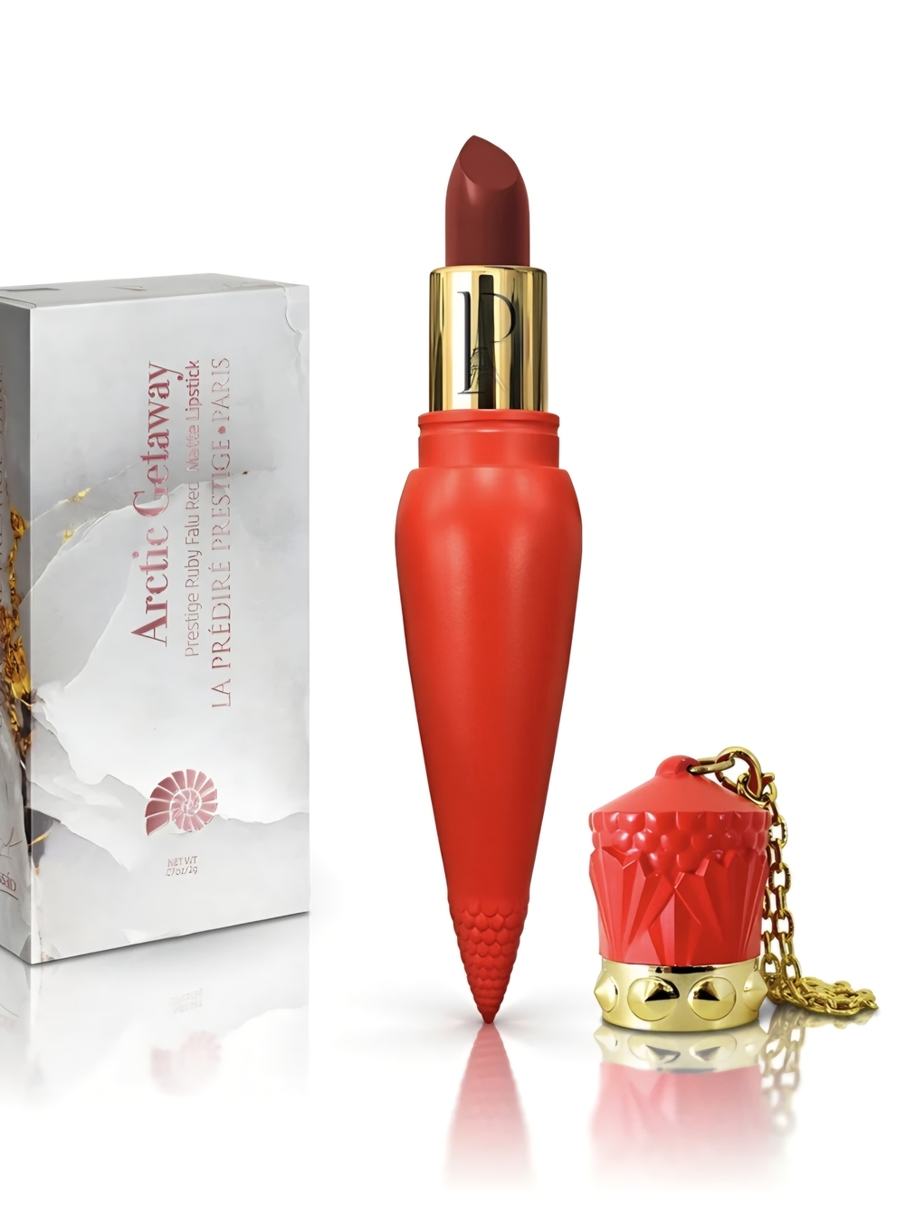 Arctic Getaway Red Lipstick — Rich Red Matte Finish